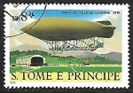 Stamps S�o Tom� and Pr�ncipe -  Dirigibles - Ville de Lucena, 1910