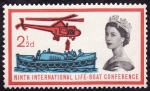 Stamps United Kingdom -  9ª Comferencia Internacional de Botes salvavidas