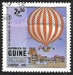 Stamps Guinea Bissau -  Balon -   200th Aniversario de la aviacion en globo       