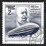Stamps Hungary -  zepelin - Lz-2