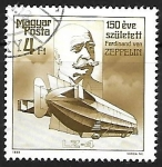 Stamps Hungary -  zepelin - Lz-4