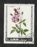 Stamps United Arab Emirates -  Ajman - 106 - Rosas