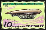 Stamps North Korea -  Zepelin - Fleurus