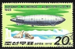 Stamps North Korea -  Zepelin - N1 Norge
