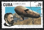 Sellos del Mundo : America : Cuba : zepelin -August von Perseval, 1906.