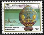 Sellos del Mundo : Asia : Camboya :  200th Anniversary of ballooning - Montgolfier