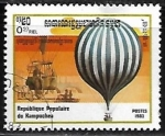Stamps Cambodia -   200th Anniversary of ballooning - Hydrogen balloon