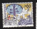 Stamps Czechoslovakia -  Congreso del Consejo Internacional de Música de la UNESCO.