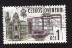 Stamps Czechoslovakia -  Exposición de sellos PRAGA 1978, Arquitectura de Praga.