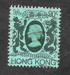 Sellos de Asia - Hong Kong -  396 - Isabel II del Reino Unido