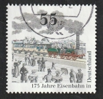 Stamps Germany -  2658 - 175 Anivº del ferrocarril en Alemania