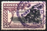 Stamps Costa Rica -  GUERRA  DE  LIBERACIÓN  NACIONAL  1948.  PUESTO  DE  OBSERVACIÓN  DEL  BATALLÓN.