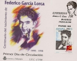 Stamps Spain -  Centenario del nacimiento de Federico García Lorca  SPD