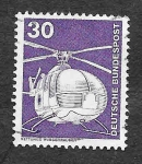 Stamps Germany -  1173 - Helicóptero de Rescate
