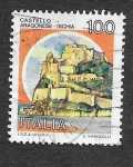 Stamps Italy -  1415 - Castillo Aragonés