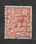 Stamps United Kingdom -  161 - Jorge V del Reino Unido