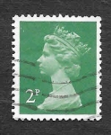 Stamps United Kingdom -  MH26 - Isabel II del Reino Unido
