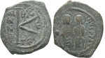 monedas del Mundo : Europa : Grecia :   Medio follis, Justino II (565-578)