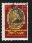 Stamps Russia -  250 aniversario del nacimiento de Henry Fielding