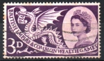 Stamps United Kingdom -  REINA  ELIZABETH  II  Y  DRAGÓN  DE  GALES.