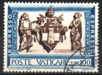 Sellos de Europa - Vaticano -  ESCUDO  PAPAL  JUAN  XXIII