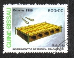 Stamps : Africa : Guinea_Bissau :  Instrumentos Musicales Tradicionales, Balafon