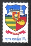 Stamps Romania -  Armas de los condados rumanos