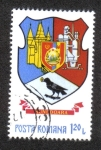 Stamps Romania -  Armas de los condados rumanos