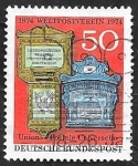 Stamps Germany -  672 - Centº del U.P.U.
