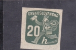 Stamps : Europe : Czechoslovakia :  CARTERO 