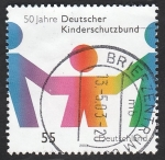 Stamps Germany -  2160 - 50 Anivº de la Asociación alemana para la protección infantil