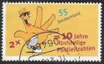 Stamps Germany -  2171 - 10 Anivº de la entrada en vigor del código postal de 5 cifras