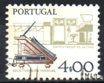 Stamps : Europe : Portugal :  ESCRITORIO  ANTIGUO  Y  COMPUTADORA