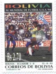 Stamps Bolivia -  Bolivia al Mundial de Futbol USA 1994