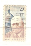 Stamps United States -  sam rayburn