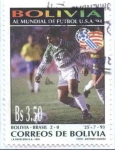 Sellos de America - Bolivia -  Bolivia al Mundial de Futbol USA 1994