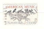 Stamps United States -  musica americana