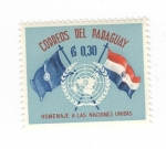 Sellos de America - Paraguay -  Homenaje a las Naciones Unidas