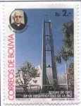 Stamps Bolivia -  Bodas de Oro de la Arquidiocesis de La Paz