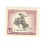 Stamps Uruguay -  La doma