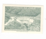 Stamps Chile -  Central hidroeléctrica de Rapel