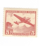 Stamps Chile -  Correo aereo Chile