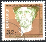 Stamps : Europe : Portugal :  NAVEGANTES  PORTUGUESES.  BARTOLOMEU  PERESTRELO.  