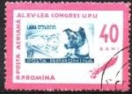 Sellos de Europa - Rumania -  SELLO  SOBRE  SELLO.  SPUTNIK  2  Y  LA  PERRA  LAIKA.