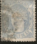 Stamps : Europe : Spain :  Edi:ES 107 Efigie alegórica de españa