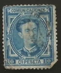 Stamps : Europe : Spain :  Edi:ES 175 Rey Alfonso XII