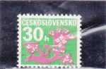 Stamps : Europe : Czechoslovakia :  ILUSTRACIÓN FLORES 