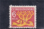 Stamps Czechoslovakia -  ILUSTRACIÓN FLORES