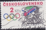 Stamps Czechoslovakia -  OLIMPIADA-CICLISMO