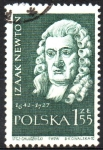 Stamps Poland -  CIENTÍFICOS.  ISAAC  NEWTON.